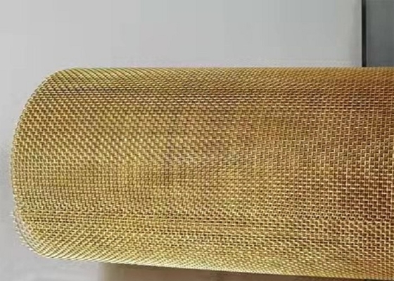真鍮の装飾的な金網SWG38 60X60の網の編まれたタイプを平織り